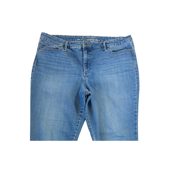 Gloria Vanderbilt Jeans Rail Straight All-Around Slimming Effect Denim Blue 18 - Picture 2 of 8